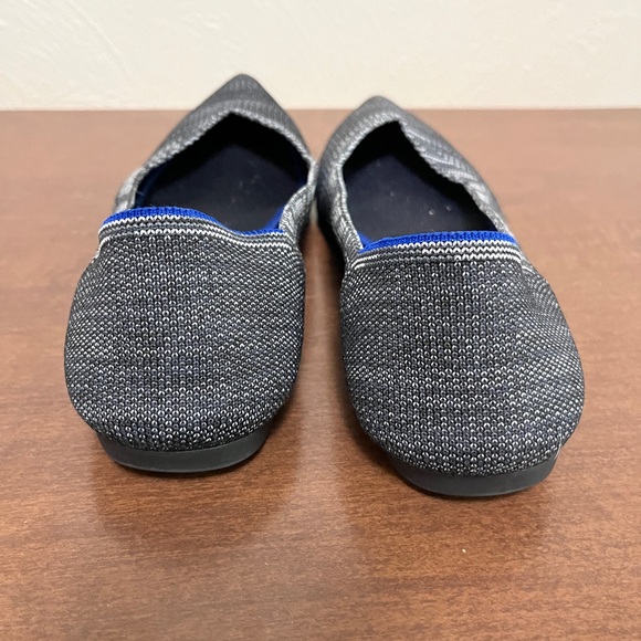Rothy's The Point Flats in Gray Granite Heather, Women's Size 8.5 - Picture 2 of 5